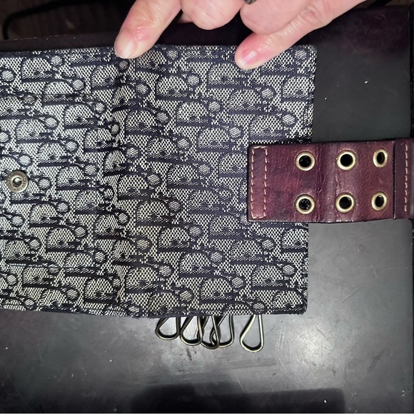 Vintage Dior Black and Brown woman key Wallet - Picture 3 of 8